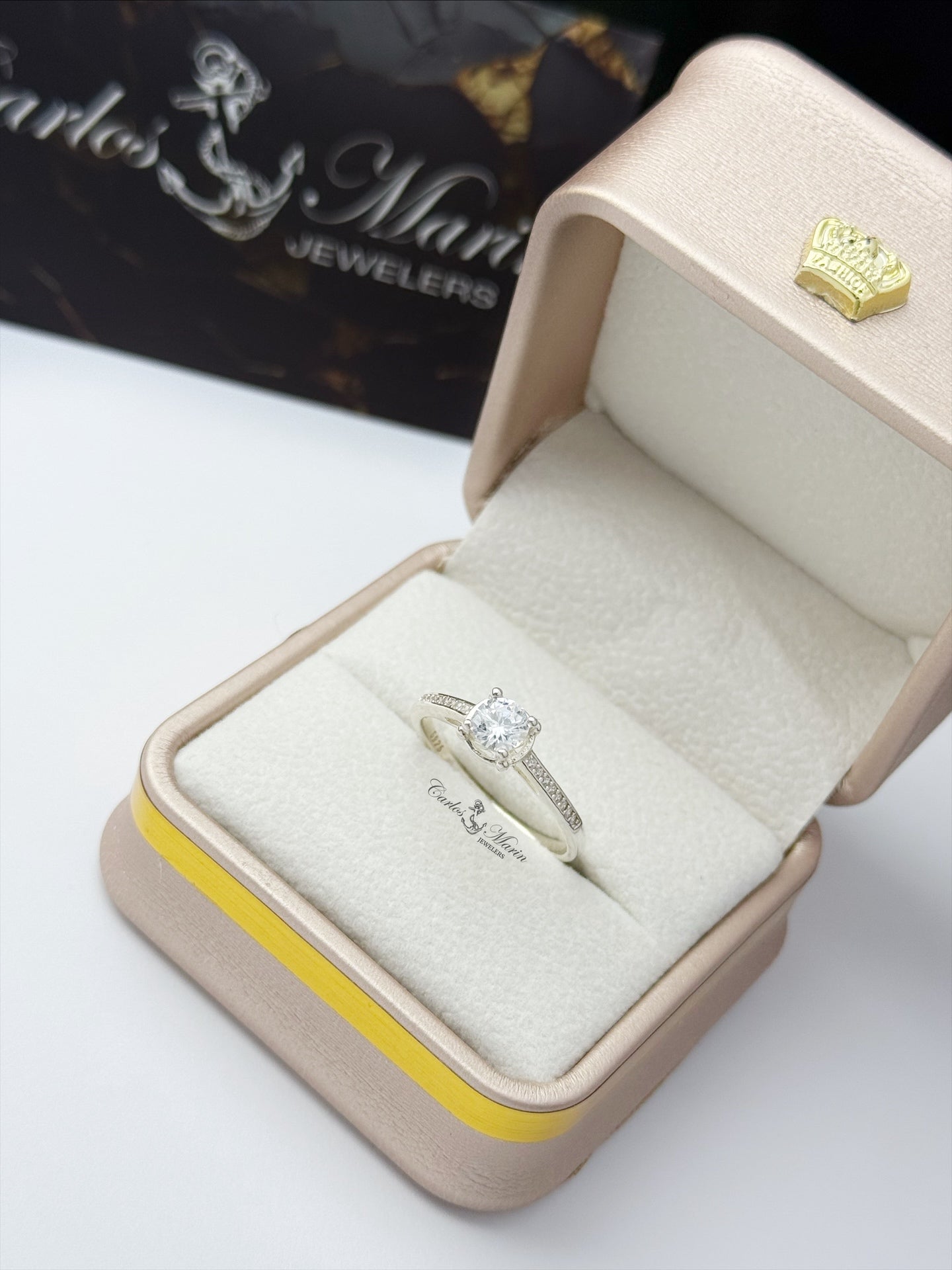 Anillo de plata 925 con circonia