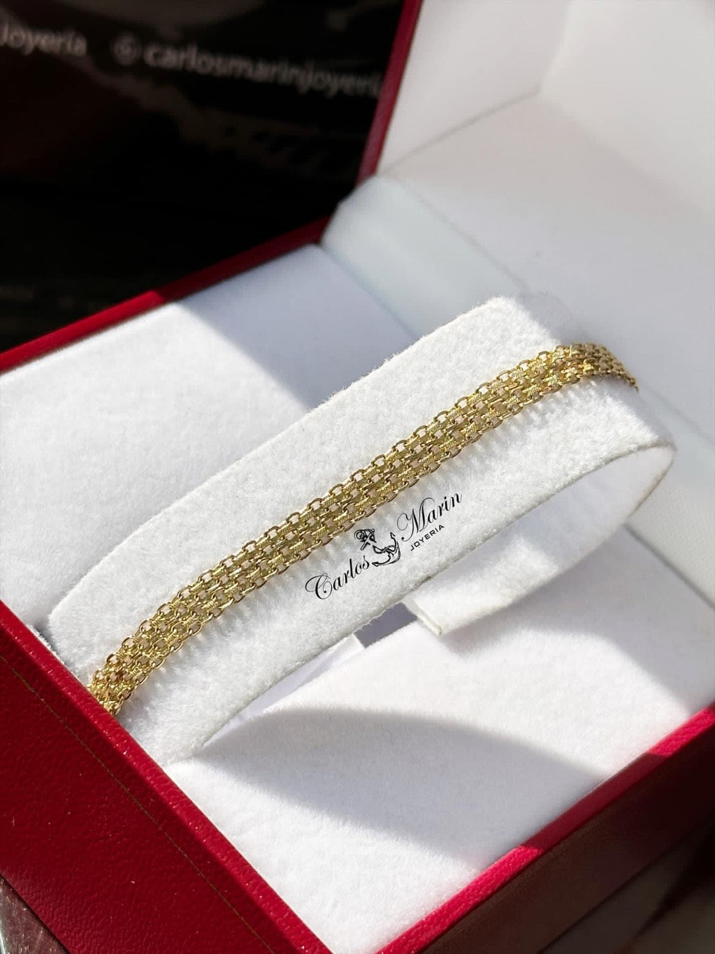 Pulsera Bismark oro 18k