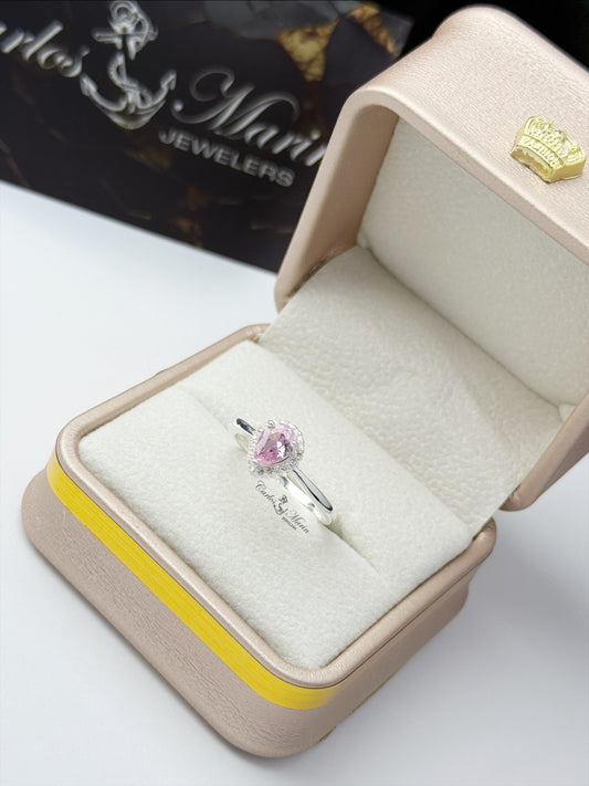 Anillo de plata 925 con circonia