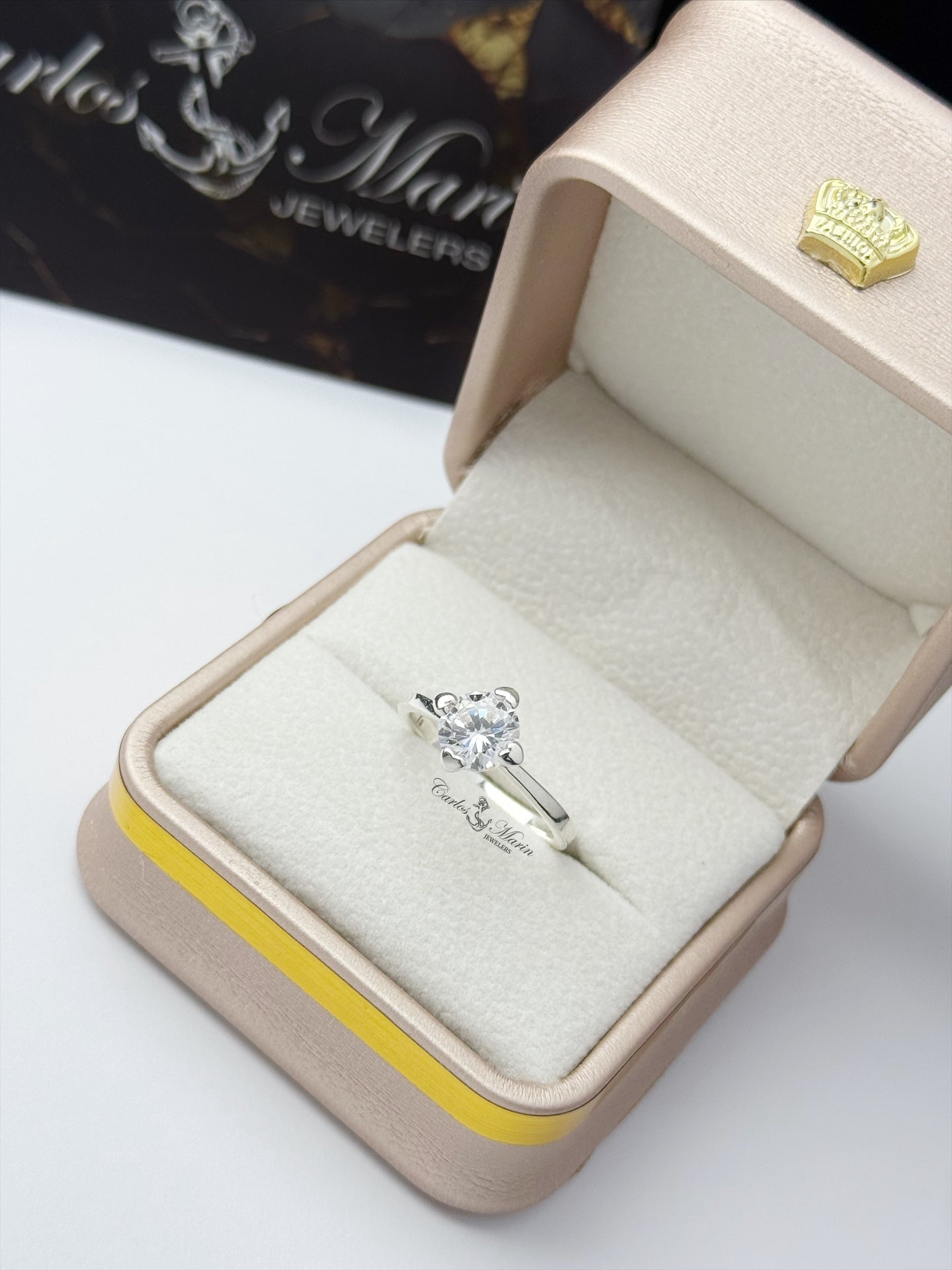 Anillo de plata 925 con circonia